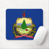 Mousepad mit der Flagge von Vermont Staat - USA (Mit Mouse)