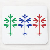 Mousepad mit Dreifach-Sapling-Grafik (Vorne)