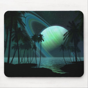 Mousepad mit einem Planeten