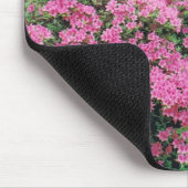 Mousepad mit einem Spray aus rosa Azaleen (Ecke)