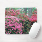 Mousepad mit einem Spray aus rosa Azaleen (Mit Mouse)