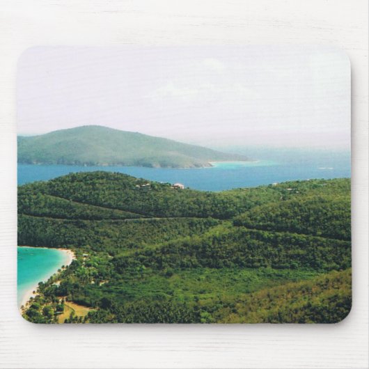 Mousepad mit einer Heiliger Thomas-Insel-Szene (Vorne)