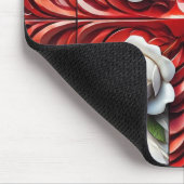 Mousepad mit englischer Rose Design (Ecke)