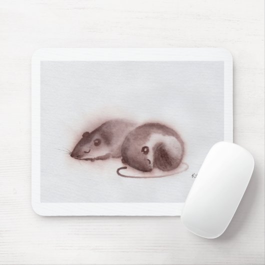 Mousepad mit entzückendem Mäusedruck (Mit Mouse)