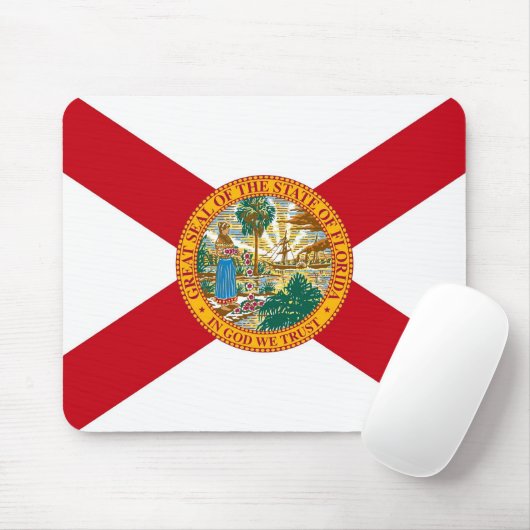 Mousepad mit Fahne des Staat Florida - USA (Mit Mouse)