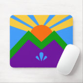 Mousepad mit Fahne von Manitou Springs, Colorado (Mit Mouse)