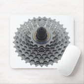 Mousepad mit Fahrrad-Kettenrad (Mit Mouse)