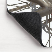 Mousepad mit Fahrrad-Rad-Nabe (Ecke)