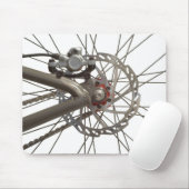 Mousepad mit Fahrrad-Rad-Nabe (Mit Mouse)
