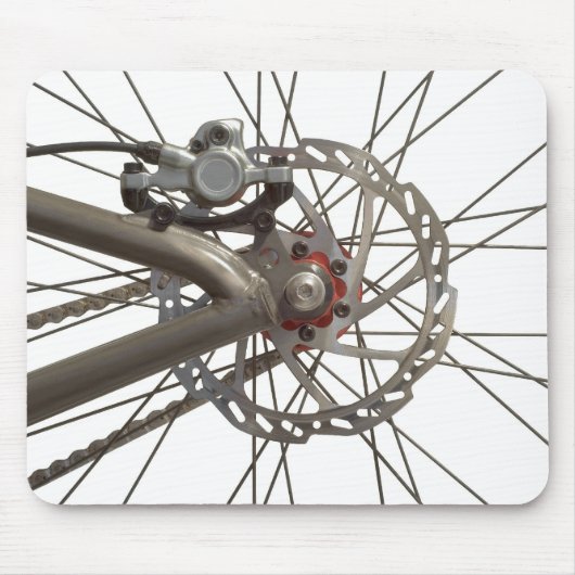 Mousepad mit Fahrrad-Rad-Nabe (Vorne)
