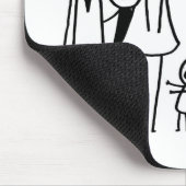 Mousepad mit "Familie" in den verschiedenen (Ecke)