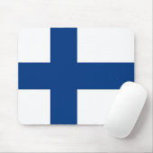 Mousepad mit finnischer Flagge (Mit Mouse)