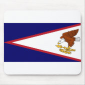 Mousepad mit Flag American Samoa - USA (Vorne)