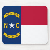 Mousepad mit Flag North Carolina Staat - USA (Vorne)