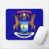 Mousepad mit Flag von Michigan Staat - USA (Mit Mouse)