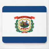 Mousepad mit Flag West Virginia Staat - USA (Vorne)
