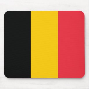 Mousepad mit Flagge Belgiens