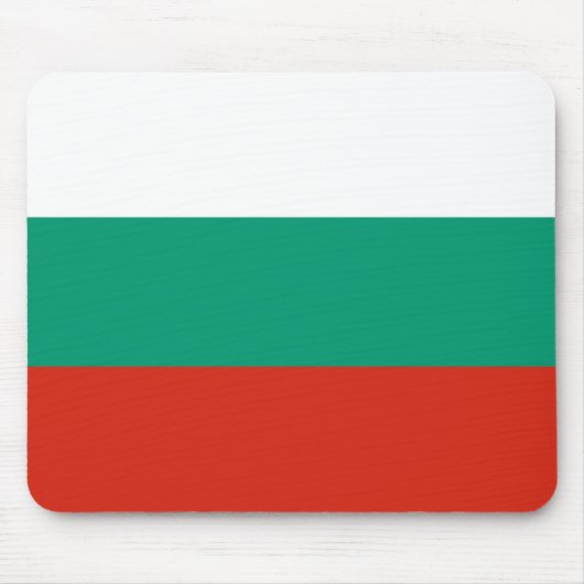Mousepad mit Flagge Bulgariens (Vorne)