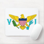 Mousepad mit Flagge der Jungfrau - USA (Mit Mouse)