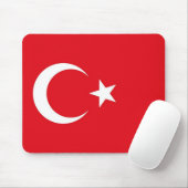Mousepad mit Flagge der Türkei (Mit Mouse)