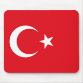 Mousepad mit Flagge der Türkei (Vorne)