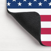 Mousepad mit Flagge der USA (Ecke)