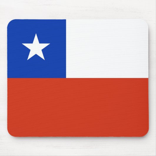 Mousepad mit Flagge des Chilen (Vorne)