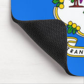 Mousepad mit Flagge des Staat Connecticut - USA (Ecke)