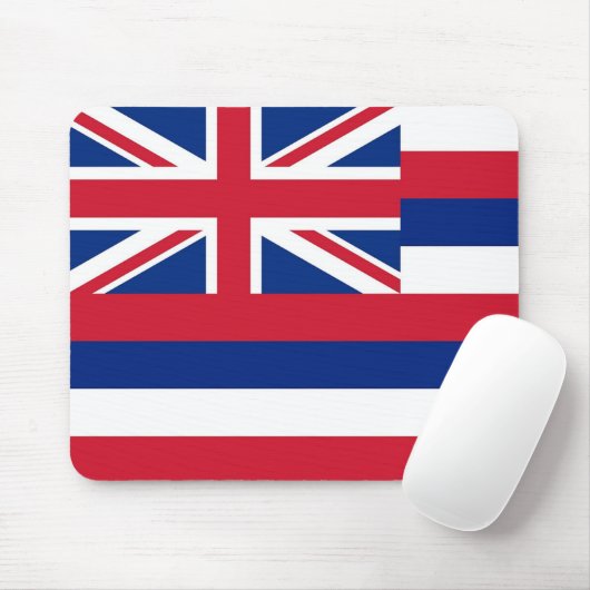 Mousepad mit Flagge des Staat Hawaii - USA (Mit Mouse)