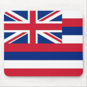 Mousepad mit Flagge des Staat Hawaii - USA (Vorne)