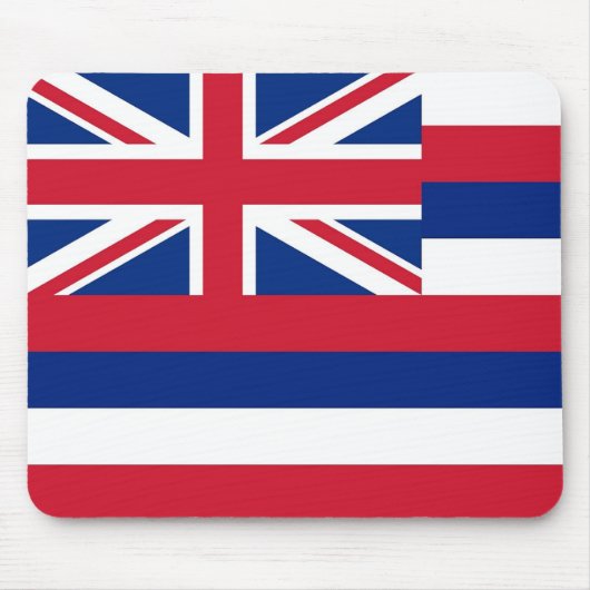 Mousepad mit Flagge des Staat Hawaii - USA (Vorne)