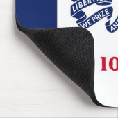 Mousepad mit Flagge des Staat Iowa - USA (Ecke)