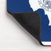 Mousepad mit Flagge des Wyoming-Staat - USA (Ecke)