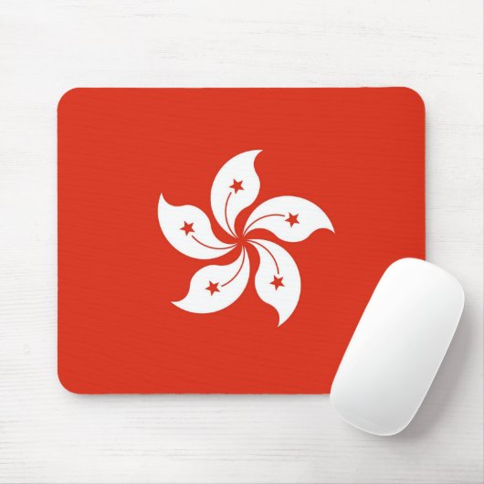 Mousepad mit Flagge Hongkongs, China (Mit Mouse)