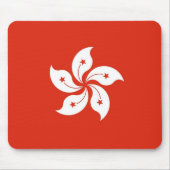 Mousepad mit Flagge Hongkongs, China (Vorne)