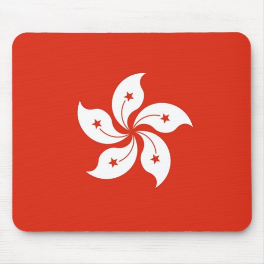 Mousepad mit Flagge Hongkongs, China (Vorne)