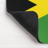 Mousepad mit Flagge Jamaikas (Ecke)