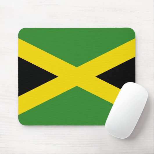 Mousepad mit Flagge Jamaikas (Mit Mouse)