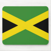 Mousepad mit Flagge Jamaikas (Vorne)