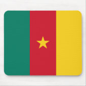 Mousepad mit Flagge Kameruns (Vorne)