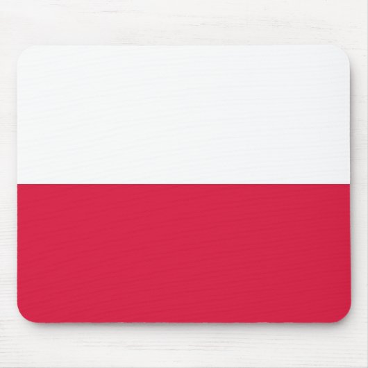 Mousepad mit Flagge Polens (Vorne)