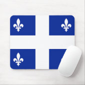 Mousepad mit Flagge Quebec, Kanada (Mit Mouse)