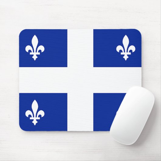 Mousepad mit Flagge Quebec, Kanada (Mit Mouse)