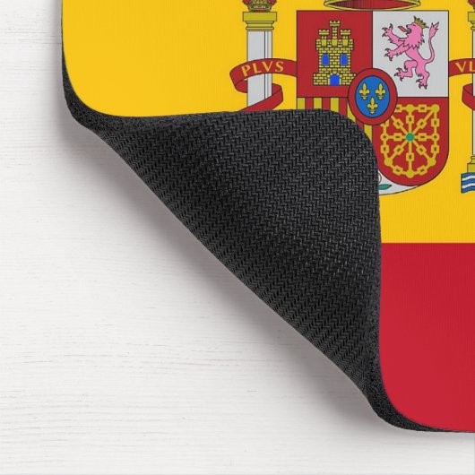 Mousepad mit Flagge Spaniens (Ecke)
