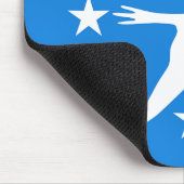 Mousepad mit Flagge von Corpus Christi, USA (Ecke)