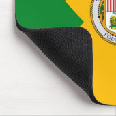 Mousepad mit Flagge von Los Angeles, Kalifornien (Ecke)
