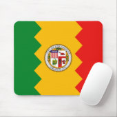 Mousepad mit Flagge von Los Angeles, Kalifornien (Mit Mouse)