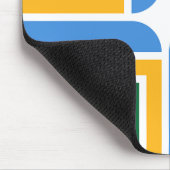 Mousepad mit Flagge von Portland, Oregon (Ecke)