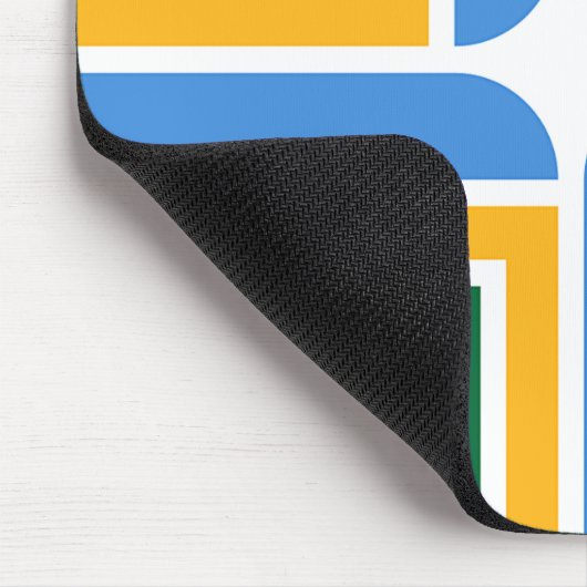 Mousepad mit Flagge von Portland, Oregon (Ecke)