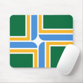 Mousepad mit Flagge von Portland, Oregon (Mit Mouse)